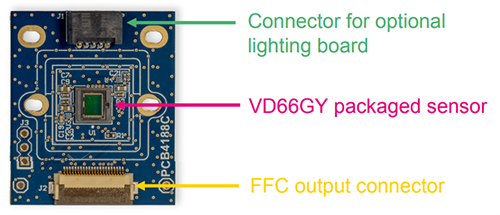 STMicroelectronics STEVAL-66GYMAI VD66GY S-Board MIPI CSI-2 Kit